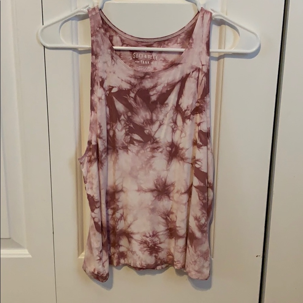 American Eagle Tie Dye Soft and Sexy Tank